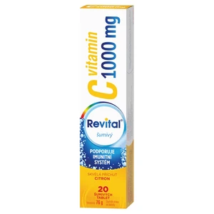 REVITAL Vitamin C 1000 mg citron 20 šumivých tablet