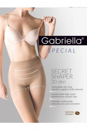 Gabriella 717 Secret shaper plus 20den Punčochové kalhoty 5 grafitová (tmavě šedá)