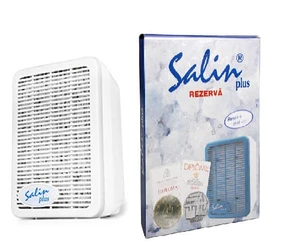 Salin Salin Plus solný přístroj pro čištění vzduchu + Náhradní solný filtr do přístroje Salin Plus