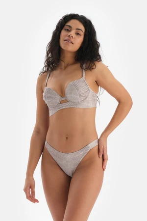 Dagi Beige Double Bikini Top