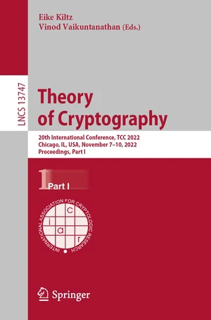 Theory of Cryptography