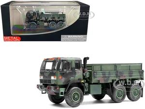 M1083 MTV (Medium Tactical Vehicle) Standard Cargo Truck NATO Camouflage "US Army" "Armor Premium" Series 1/72 Diecast Model by Panzerkampf