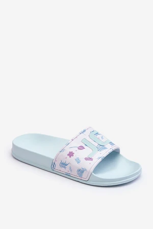 Classic women's slides Light green Jomix