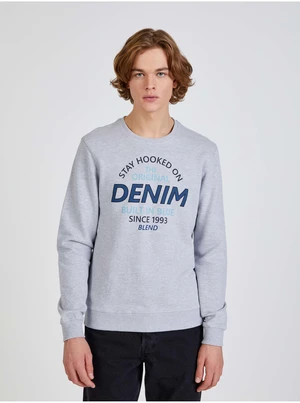 Grey Sweatshirt Blend - Men