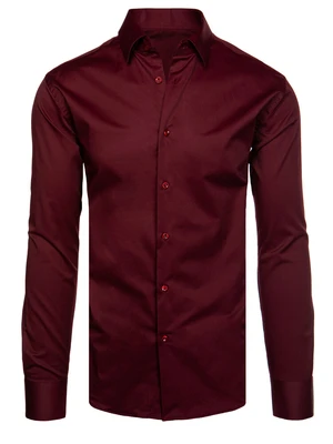 Men's Monochrome Burgundy Dstreet Shirt