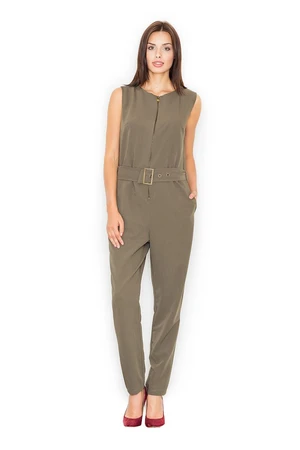 Figl Woman's Jumpsuit M488 Olive