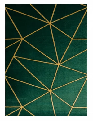 Kusový koberec Emerald 1013 green and gold-200x290