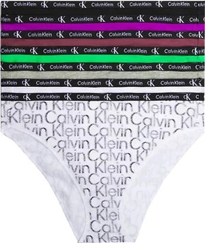 Calvin Klein 7 PACK - dámské kalhotky Bikini CK96 QD3993E-IBF XS