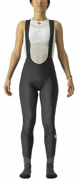 Castelli Velocissima DT Bibtight Black/Black Reflex XL Ciclismo corto y pantalones