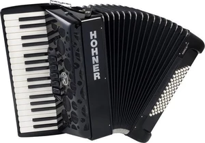 Hohner Amica Forte III 72 Negro Acordeón de piano