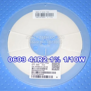 5000Pcs 0603 41R2 1% 1/10W RF0603-41.2R-HS 1608 New and origianl
