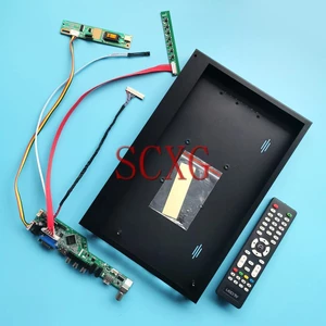 Metal Case+Analog TV Driver Board Fit LQ154K1LA1C LQ154K1LB1B DIY Kit 1CCFL 1280*800 VGA AV USB HDMI-Compatible 30Pin LVDS 15.4"