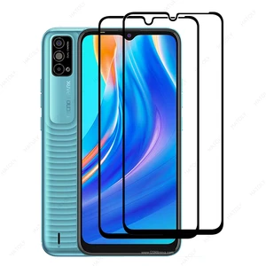 2Pcs For Tecno Spark Go 2021 Glass for Tecno Spark Go 2021 7T Tempered Glass Film Full Cover Screen Protector Protective Glass