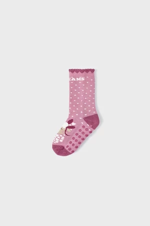 Detské ponožky Mayoral fialová farba