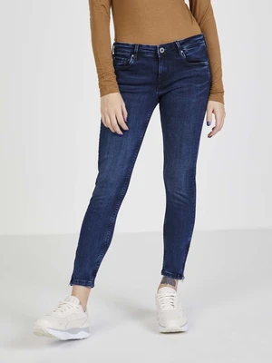 Pepe Jeans Lola Zip Jeans Modrá