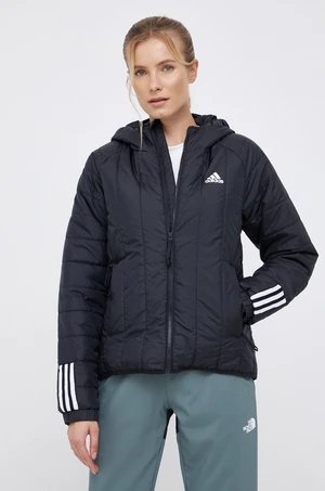 Bunda adidas Performance GU3957-BLACK, dámska, čierna farba, prechodná