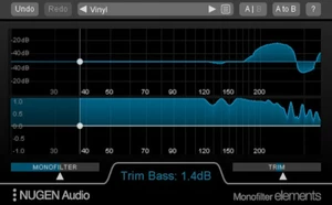 Nugen Audio Monofilter Elements > Monofilter UPG (Digitales Produkt)