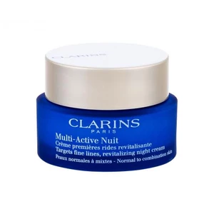 Clarins Multi-Active 50 ml nočný pleťový krém pre ženy na normálnu pleť; na všetky typy pleti; proti vráskam