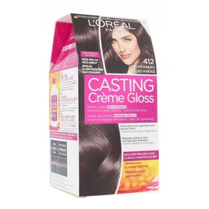L´Oréal Paris Casting Creme Gloss 48 ml farba na vlasy pre ženy 412 Iced Cocoa