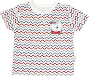 Polo tričko krátký rukáv Mamatti - Zvířátka zigzag, vel. 68, vel. 74 (6-9m)