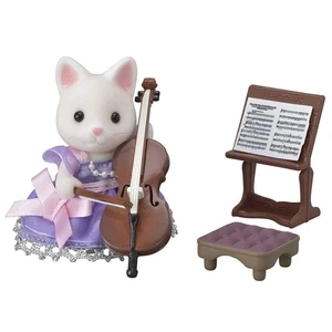 Sylvanian Families Město Cellistka hedvábná kočka