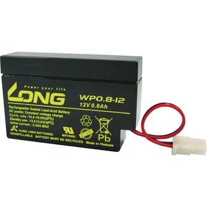 Long WP0.8-12 WP0.8-12 olovený akumulátor 12 V 0.8 Ah olovený so skleneným rúnom (š x v x h) 96 x 62 x 25 mm zásuvka AMP