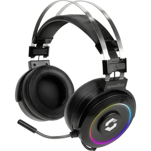 SpeedLink ORIOS RGB 7.1 herný headset s USB káblový cez uši čierna 7.1 Surround