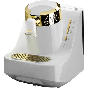 arzum OK008-W kávovar na tureckú kávu  zlatá, biela  Pripraví šálok naraz=2