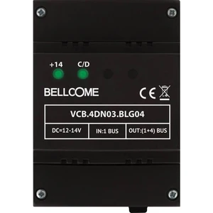 Bellcome VCB.4DN03.BLG04 príslušenstvo pre domové telefóny káblový rozvádzacia krabička 1 ks tmavosivá