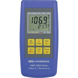 Greisinger GMH 3611-GL oxymeter  tlak, koncentrácia O2, saturácia O2