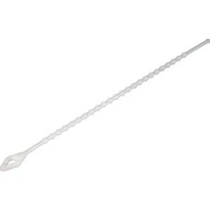 TRU COMPONENTS 1592902 TC-TV230203 guľôčková sťahovacia páska 230 mm 3.80 mm prírodná  100 ks