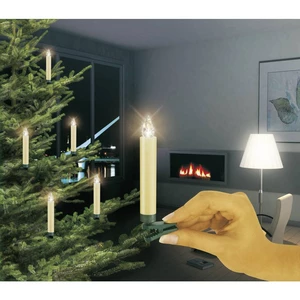 Lumix 74222 bezdrôtové osvetlenie vianočného stromčeka    na batérie   teplá biela
