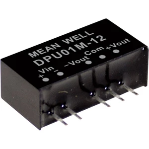 Mean Well DPU01N-05 DC / DC menič napätia, modul   100 mA 1 W Počet výstupov: 2 x