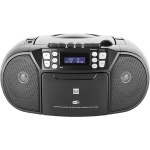 Dual DAB-P 210 CD-rádio DAB+, FM AUX, CD, kazeta   čierna