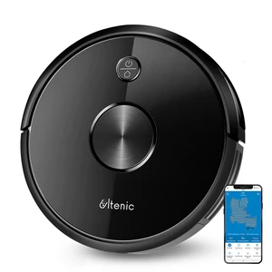 Ultenic D5S Pro Robot Vacuum Cleaner 2 in 1 Sweeping and Mopping 2200Pa Suction Wi-Fi & Alexa Control Super-Thin Auto Ca