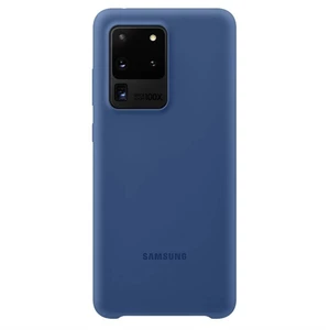 Kryt na mobil Samsung Silicon Cover na Galaxy S20 Ultra (EF-PG988TNEGEU) modrý zadný kryt na mobil • na telefóny Samsung Galaxy S20 Ultra • materiál: 