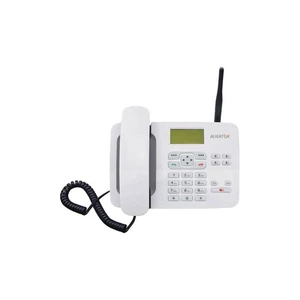 Domáci telefón Aligator T100 (stolní) (AT100W) biely mobilný telefón v štýle stolného telefónu • výkonná anténa (prístroj vhodný do miest so slabým GS
