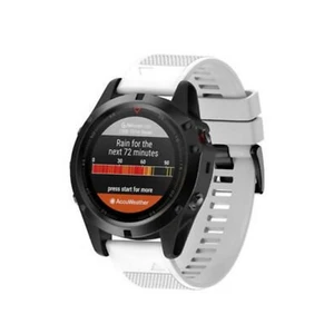 Szilikon karpánt Tactical QuickFit  Garmin Fenix 5 és 6, fehér
