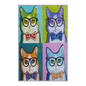 Detský protišmykový koberec Homefesto Animals, 80 x 200 cm