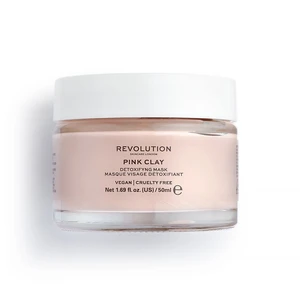 Revolution Skincare Pink Clay Detoxifying maska na tvár