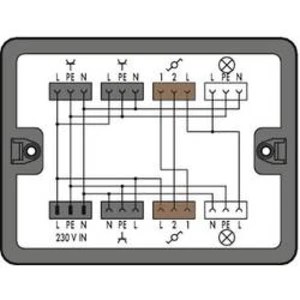 Rozvodný box WAGO 25 A, 250 V, černá, 1 ks