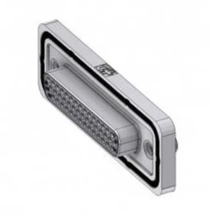 D-SUB zásuvka Deltron Connectors 180 °, pólů 44, pájecí kalíšek, 1 ks