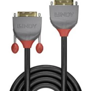 DVI prodlužovací kabel LINDY [1x DVI zástrčka 24+1pólová - 1x DVI zásuvka 24+1pólová] černá 3.00 m