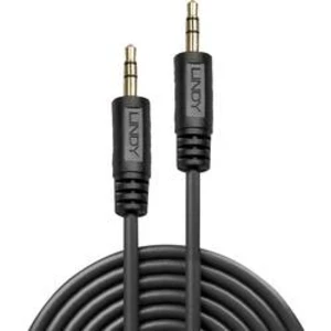 Jack audio kabel LINDY 35641, 1.00 m, černá