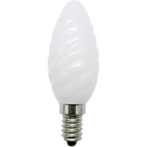 LED žárovka LightMe LM85182 230 V, E14, 3.5 W = 25 W, teplá bílá, A+ (A++ - E), tvar svíčky, točený, vlákno, 1 ks