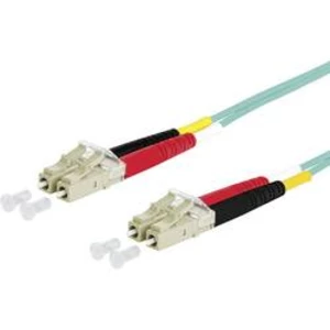 Optické vlákno kabel Metz Connect 151J1JOJO20E [2x zástrčka LC - 2x zástrčka LC], 2.00 m, tyrkysová