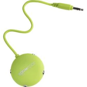 Audio rozbočovač Boompods Audio Splitter AUX, zelená