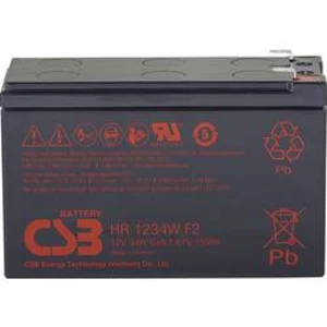 Olověný akumulátor CSB Battery HR 1234W high-rate HR1234WF2, 8.4 Ah, 12 V