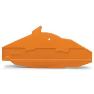 Koncová a oddělovací deska, WAGO 282-360, 98 mm x 1.5 mm x 46.5 mm , 50 ks