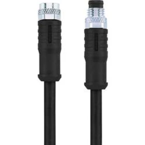 Upravený zástrčkový konektor pro senzory - aktory Escha AL-SKPS4-2-AL-SSPS4/S370 8046258 zástrčka, rovná, zásuvka, rovná, 2.00 m, 1 ks